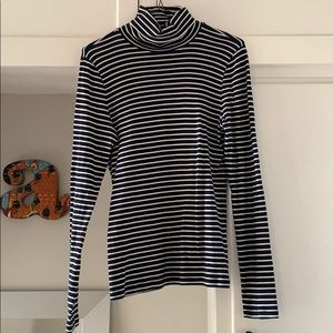 NWOT J. Crew Navy Turtleneck